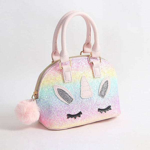 Glitzer Einhorn Handtasche